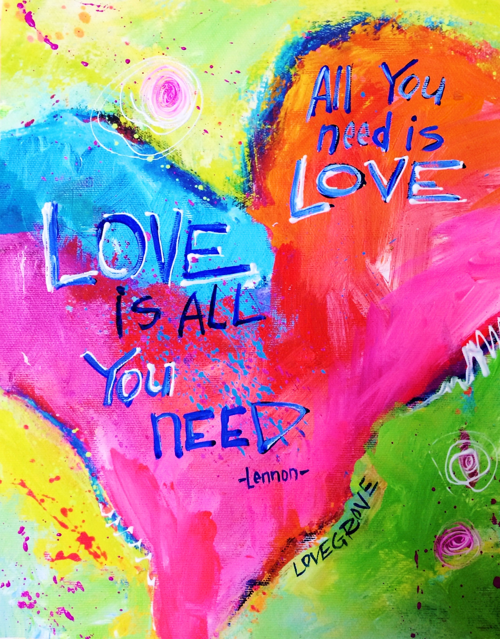 All You Need Is Love – Leoma Lovegrove